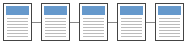 Diagram of simple sequence of pages